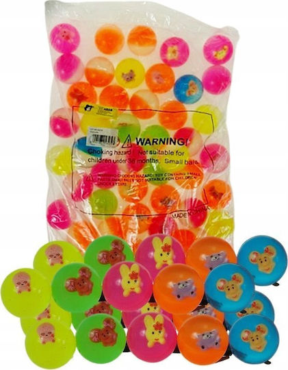 Adar 50pcs Παιδικό Τρελομπαλάκι Πολύχρωμο 4.5εκ.