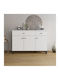Fylliana Sideboard Aus Holz Mit Schubladen Weiß 116x35x78cm