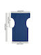 Garden Chair Cushion with Backrest made of Canvas Blue