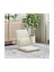 vidaXL Velvet Decorative Pillow Case Beige 50x61cm
