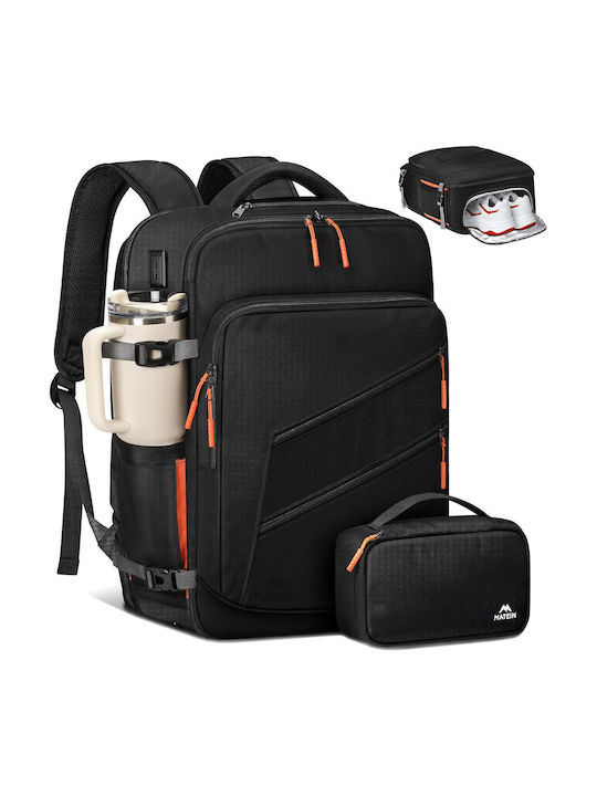 Matein Backpack Αδιάβροχο 30lt Μαύρο Matein Backpack Αδιάβροχο 30lt Μαύρο