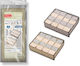 Setablu Storage Case for Ties Underwear Belts Socks in Beige Colour 36x28x10cm