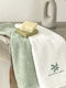 Nima Summer 30x50cm Alb-verde Greutate 400gr/m²