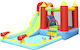 Happy Hop Inflatable Jump and Splash with Trampoline and Slide for Ages 3+