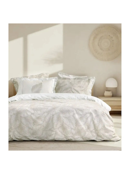 Nima Σετ Σεντόνια Υπέρδιπλα με Λάστιχο 160x200+32εκ. Coconut Μπεζ (4τμχ)
