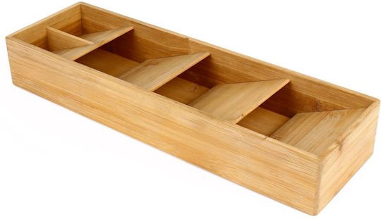 Cheffinger Besteckeinsätze für Schubladen Hölzernes Beige