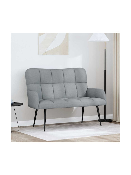 Двуместен Диван Светлосив 115x61x87см