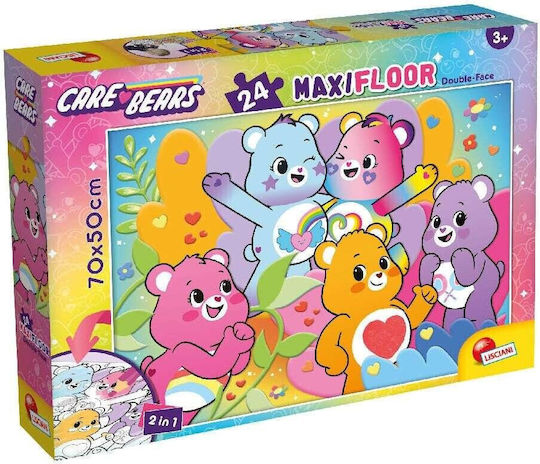 Lisciani Παζλ Maxi Floor Double-face Care Bears 24 Κομμάτια 116881 116881