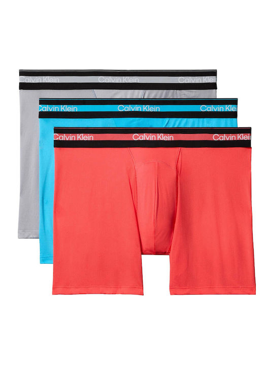 Calvin Klein Мъжки Боксерки Сиви 3Pack