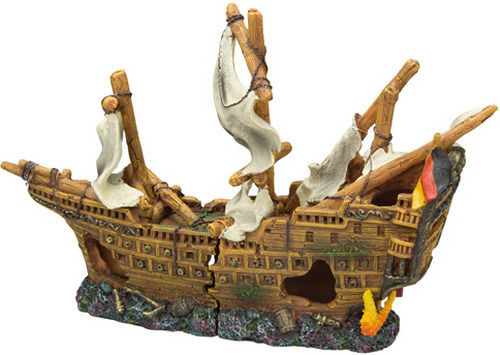 Hobby Aquariendekorationen Wrack 25 x 10 x 17 cm