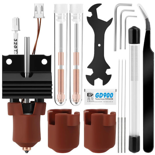 Kit Upgrade Hotend 31 Piese Creality K1/k1 Max/k1c Imprimantă 3D Bloc de Încălzire Ceramic Duza 0.4 Mm Viteze Până la 600 Mm S Rezistent la Temperatură Înaltă Unelte de Curățare Accesorii