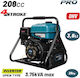 Bormann Pro BGB4035 Gasoline Inverter Generator Four-Stroke with Maximum Power 2.8kVA