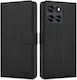 Tech-Protect Wallet Synthetisches Leder / Silikon Schwarz (Motorola Moto G67 G77)
