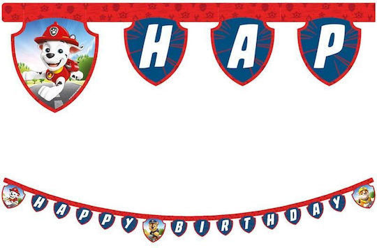 Χαρτινη Γιρλαντα Γραμματων Paw Patrol Rescue #95607