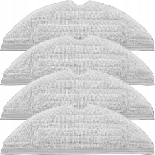 4 Pieces Mopping Cloths For Roborock Robot Vacuum Cleaner