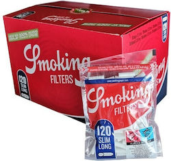 Κουτί 30 Φιλτράκια Smoking Slim Long 6mm 120 Φίλτρα