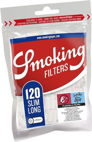 Filter-Tipps Smoking Schlank Lange 6mm 120 Filter-Tipps 1 Beutel