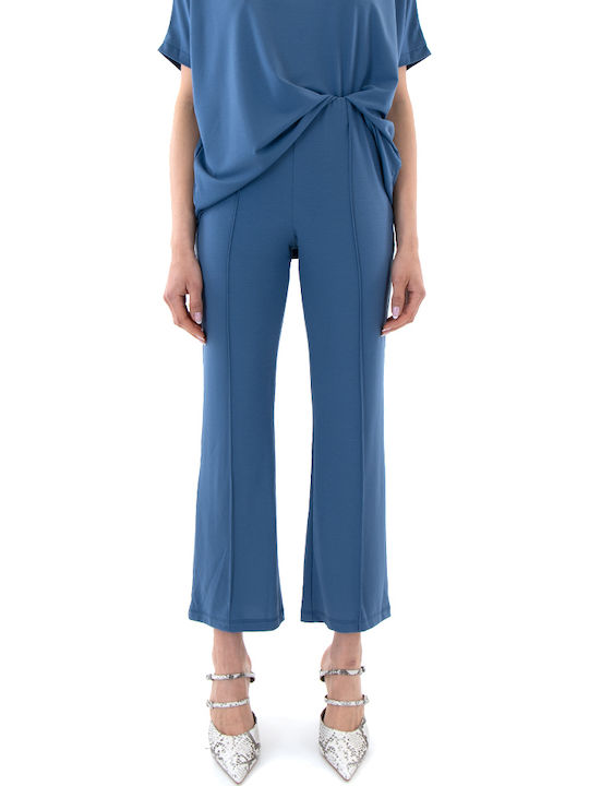 MY T Damen Stoffhose mit Gummiband in Regulärer...