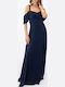 Maxi Dress for Wedding - Christening Blue