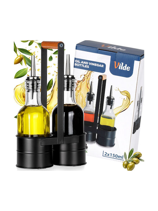 Vilde Σετ Λαδόξιδο Γυάλινο με Ροή 150ml