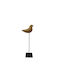 Inthebox Bird L Decorative Bird 12.5x7.5x34cm Polyresin Natural Black Metal 034261