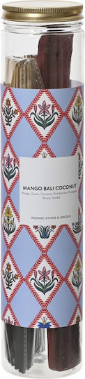 Raumdüfte Bambusstäbchen Holzbasis Mango Bali Kokosnuss 100 Stück 6,3x27,5cm Kaemingk 887418-3 00056301