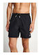 Herren-Bademode Kurze Hosen Schwarz FBM013-001-16-Schwarz
