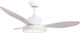 Aca Deckenventilator 120cm mit Leuchte Weiß