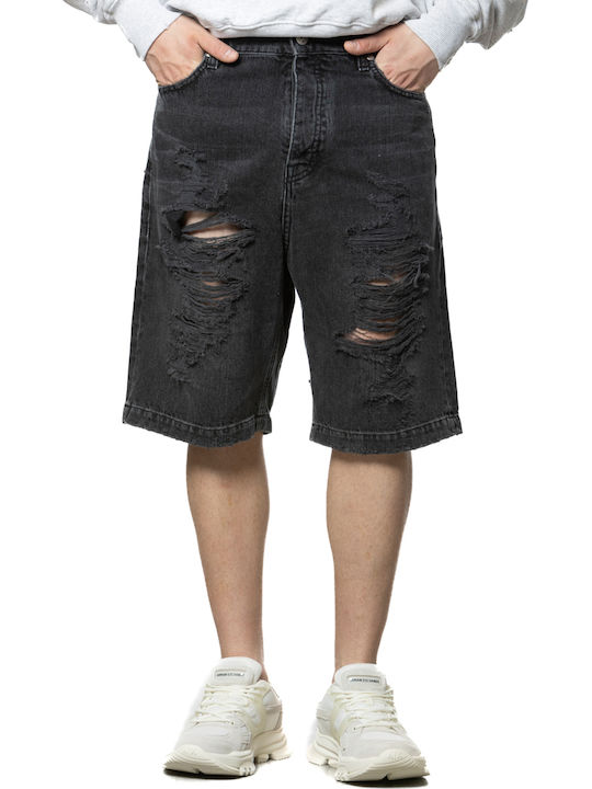 Men's Denim Shorts Black
