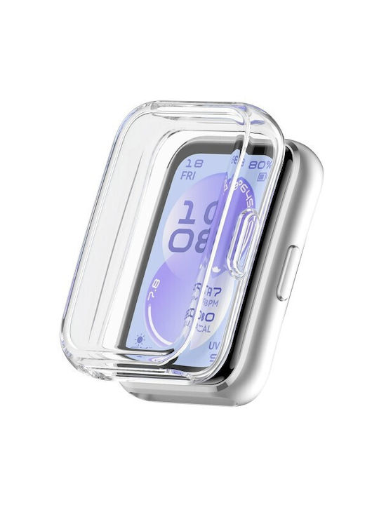 Full Glass Screen Protector Θήκη Σιλικόνης σε Διάφανο χρώμα για Huawei Band 11 Full Glass Screen Protector Θήκη Σιλικόνης σε Διάφανο χρώμα για Huawei Band 11