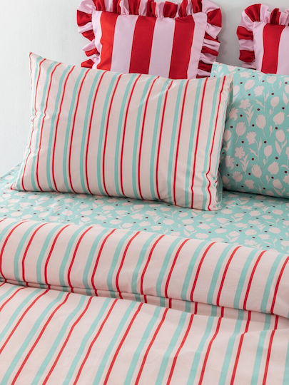 Palamaiki City Life Cl202 Set Double 4 Pieces 200x260cm Pink
