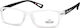 Montana Eyewear Lesebrillen +1.00 in Transparent Farbe