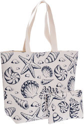 Iliadis Fabric Beach Bag White Iliadis Fabric Beach Bag White