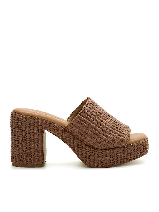 Sandro Rosi Leder Damen Sandalen Braun
