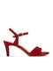 Fabric Sandals Red