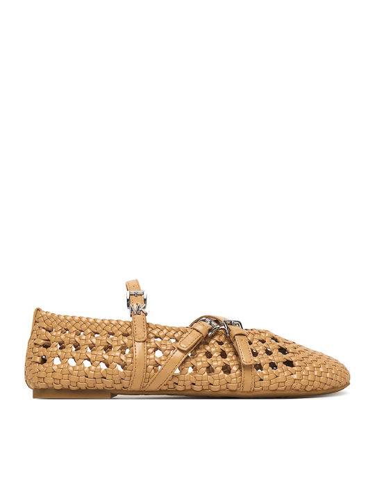 Indy Women's Ballerina Shoes in Brown Colour