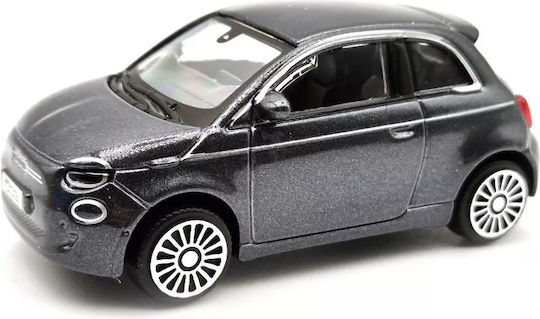 Bburago Mașină Model Scara 1:43 Metalică Gri Metalizat Fiat 500 La Prima 2021 Reproducere