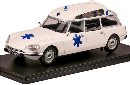 Citroen Ds Ambulance Model 1:24 Classic Metal Rescue Replica