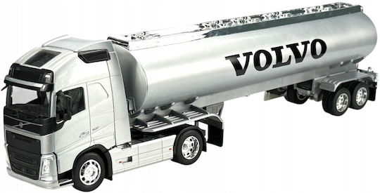Model Camion Volvo Fh 4x2 Rezervor Metalic Argintiu Scara 1:32
