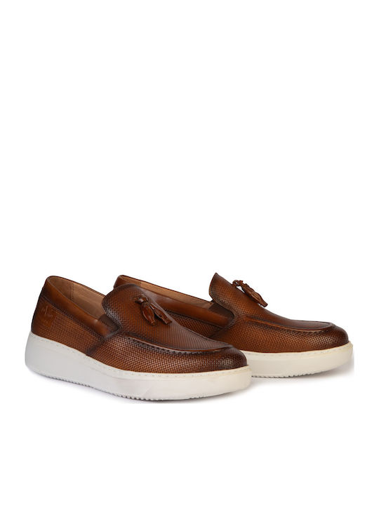 Men's Moccasins in Tabac Brown Colour