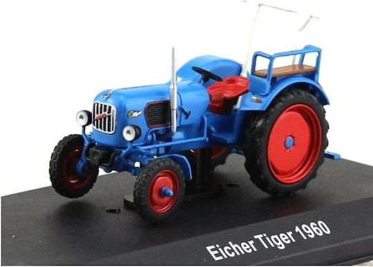 Model Tractor Eicher Tiger 1960 Scara 1:43 Reproducere Metalică Albastră