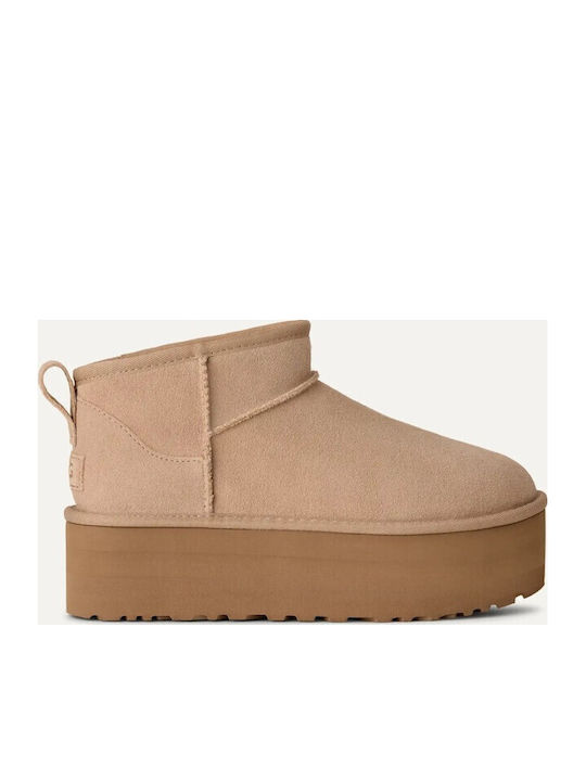 UGG Classic Ultra Mini Platform Δερμάτινα Γυναι...