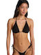 'summer High' Bikini Slip Black Pebble