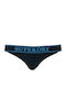 Ovin Logo Classic Bikini Slip Blue W3010465A-98T