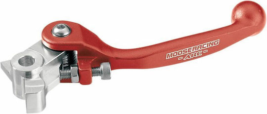 Moose Racing Μανέτα Φρένου Flex Αλουμινένια Ρυθμιζόμενη - Άσπαστη Σπαστή Br-723 Κόκκινο