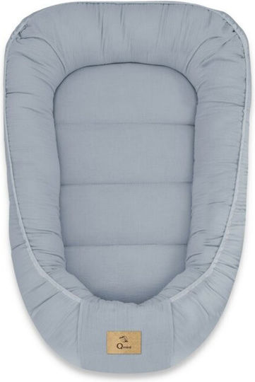Qmini Бебешка Възглавница Гнездо Jeans 55x75см