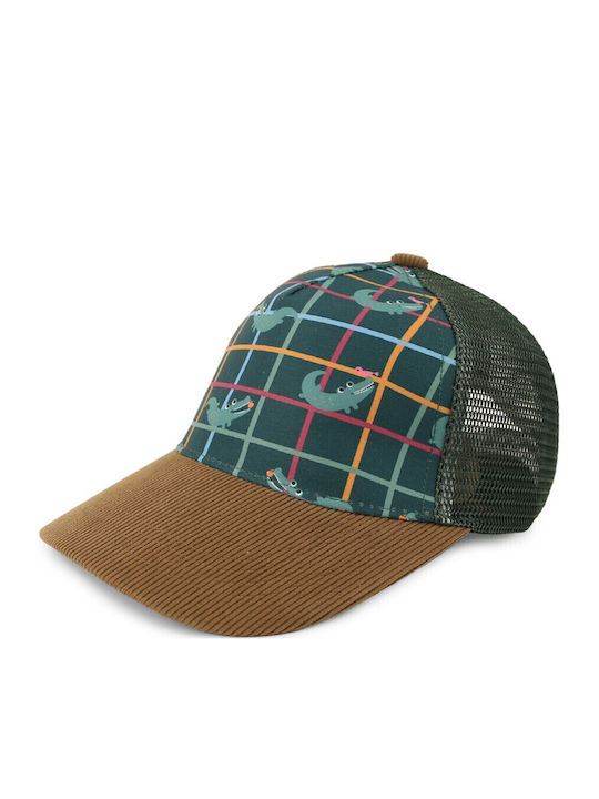 Flapjackkids Kids' Jockey Fabric Green Hat