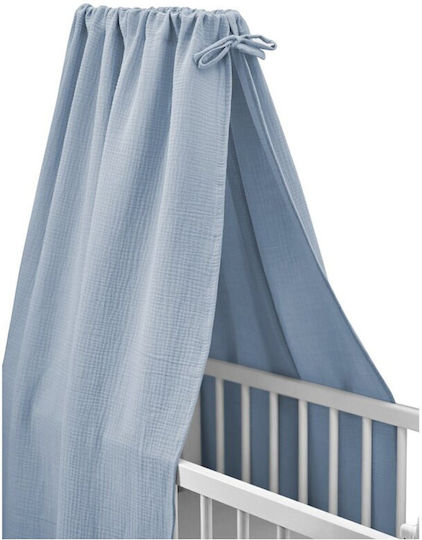 Qmini Baby Moskitonetz Für Kinderbett Blau