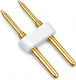 Vencore 6174-50005 Plug In Connector One Color Neonflex H Type Single Color Neon Flex Pin Connector