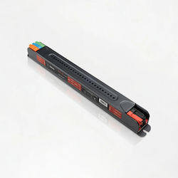 Kelvo Pulse Klv-107-0001 Ultra Slim LED Power Supply Transformer Class I Pelv 48W 2A AC 220-240V DC 24V IP20 Grey Anthracite Matte M20.1 x W1.9 x H2cm 5 Years Warranty Kelvo Pulse Klv-107-0001 Ultra Slim LED Power Supply Transformer Class I Pelv 48W 2A AC 220-240V DC 24V IP20 Grey Anthracite Matte M20.1 x W1.9 x H2cm 5 Years Warranty